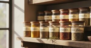 Systemy przechowywania w kuchni na przyprawy: uporządkuj smak!